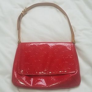 Louis vutton red hand bag